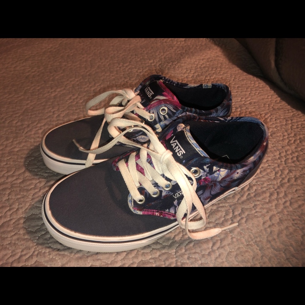 Vans floral shoes